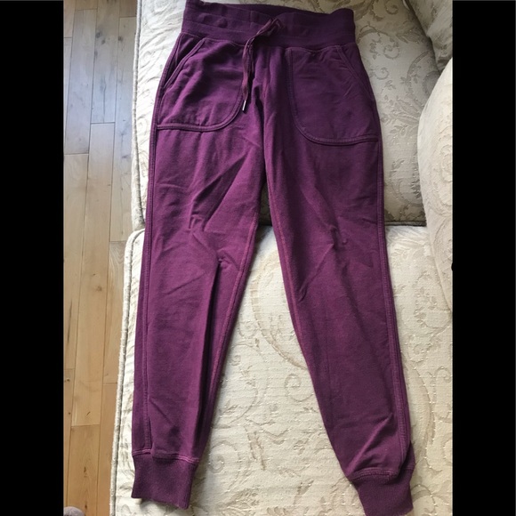 Lululemon Comfy As Sweat Pant Heathered red grape - Picture 4 of 7